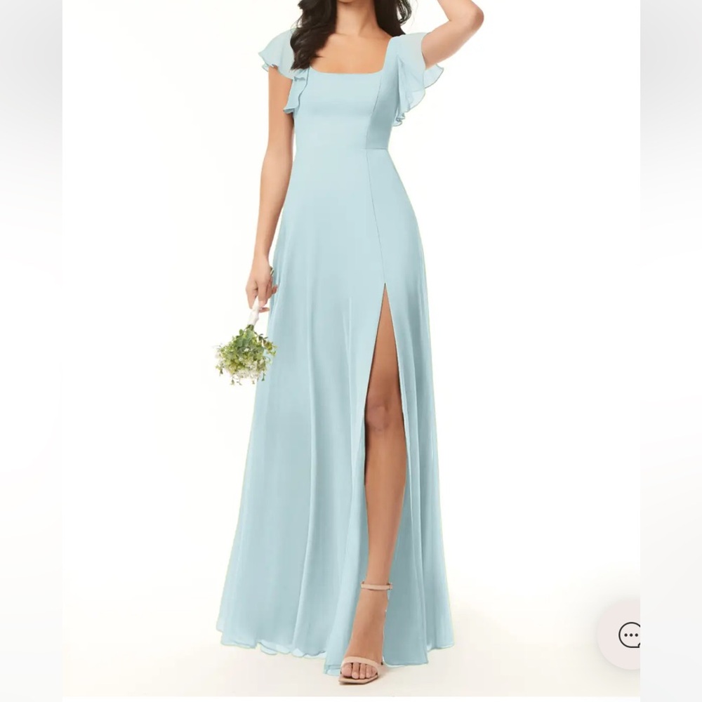 Azazie Mist Bondi Style Bridesmaid Dress